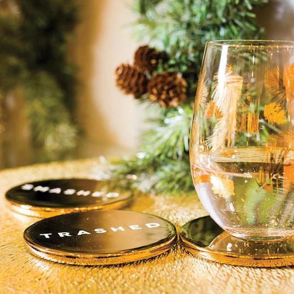 Drunk Expressions Coasters Set of 4.