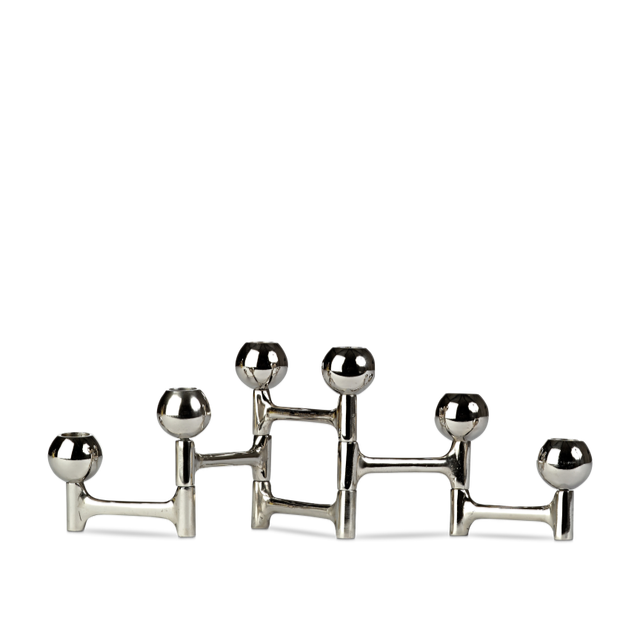 Foldable Round Nickel Candle Holder