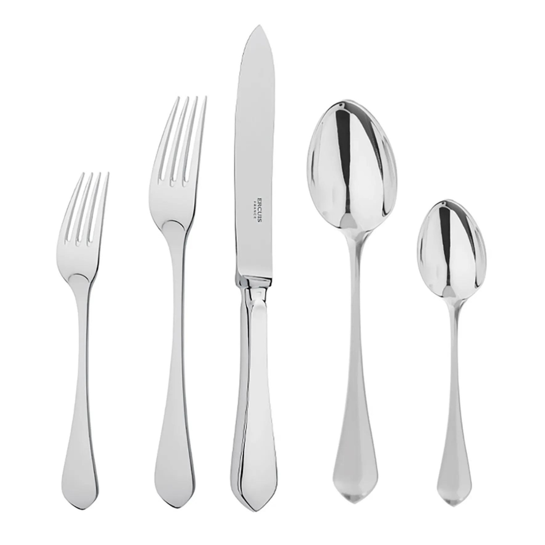 Ercuis Citeaux Stainless Steel Flatware 5 Piece Setting