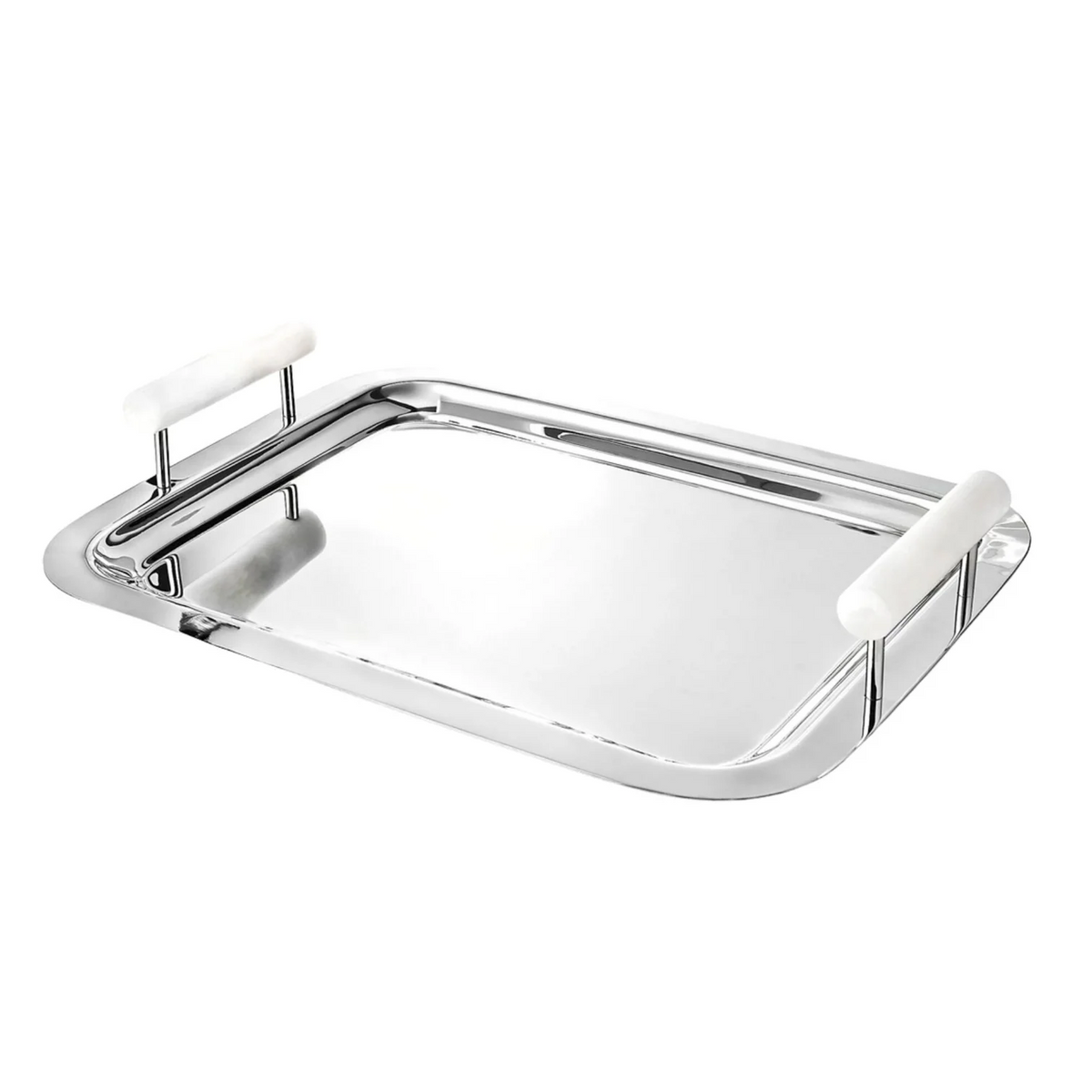 Azure Serving Tray - White