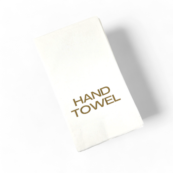 Guest Towel Pack - Hand Towel - Gold.