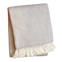 Herringbone Plush Throw