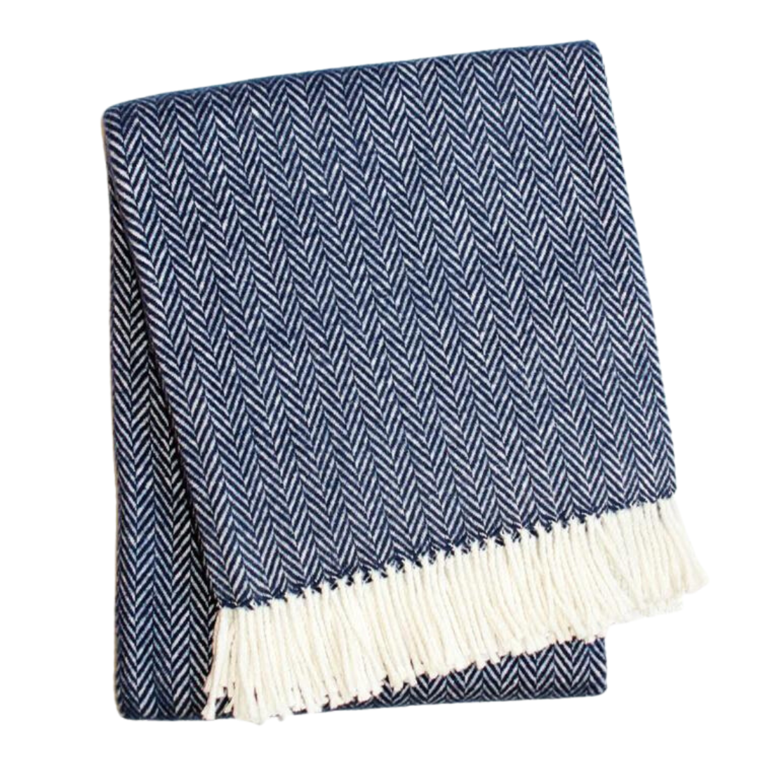 Herringbone Plush Throw