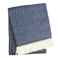 Herringbone Plush Throw