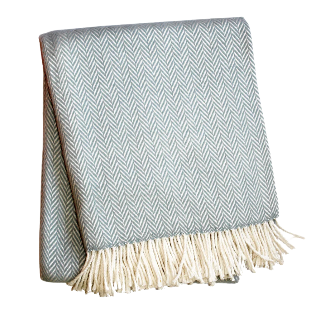 Herringbone Plush Throw