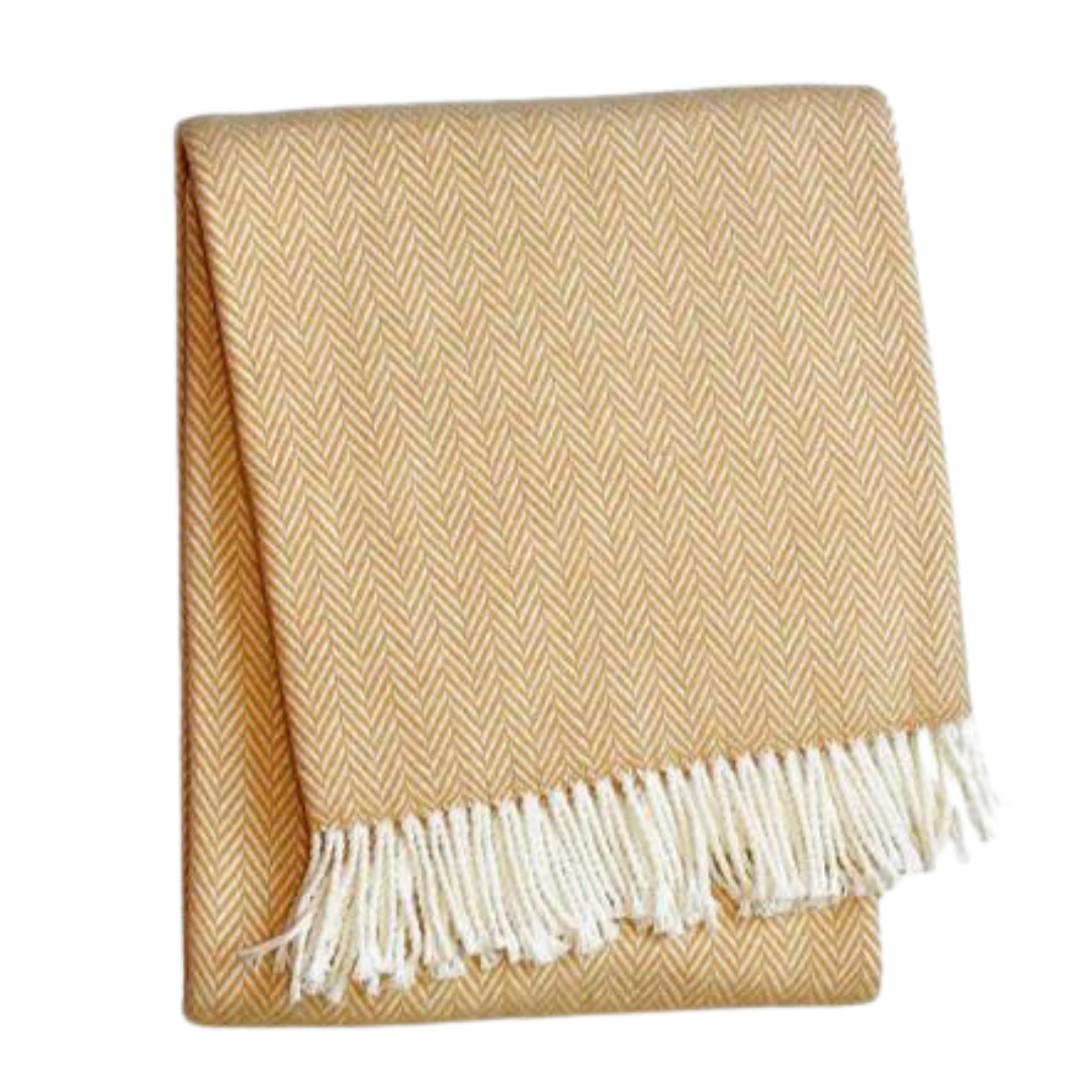 Herringbone Plush Throw
