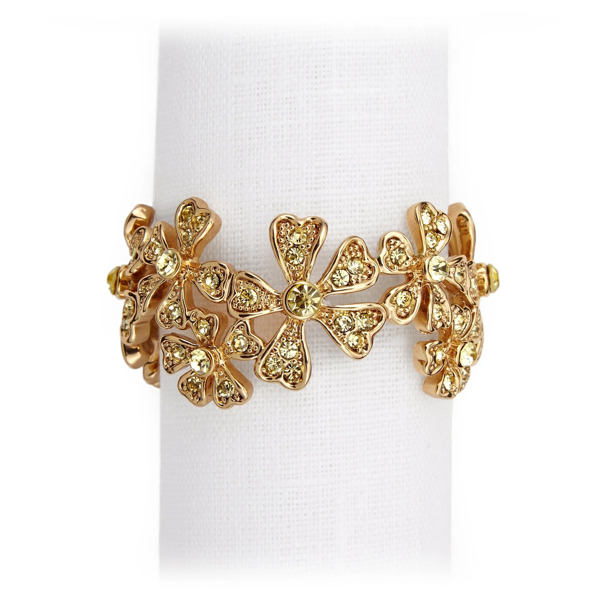Garland Napkin Jewels Gold Set of 4