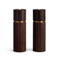 Ionic Salt & Pepper Mill Set of 2 Smoked Oak - Large