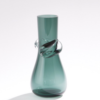 Knot Green Smoke Vase
