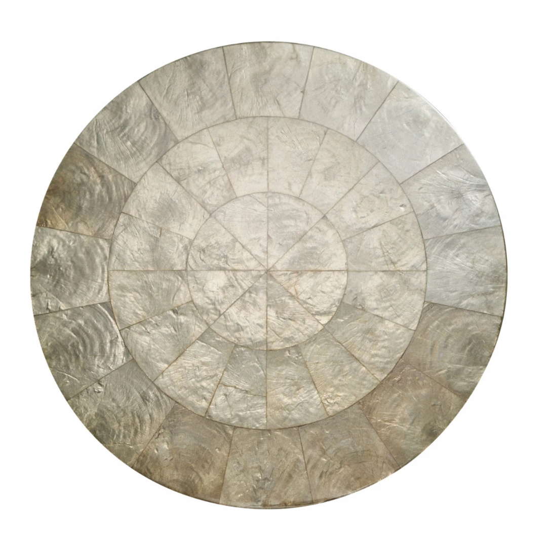 Capiz Shell Placemat Grey Set of 4