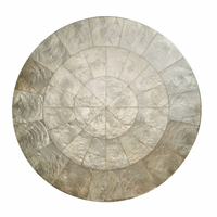 Capiz Shell Placemat Grey Set of 4