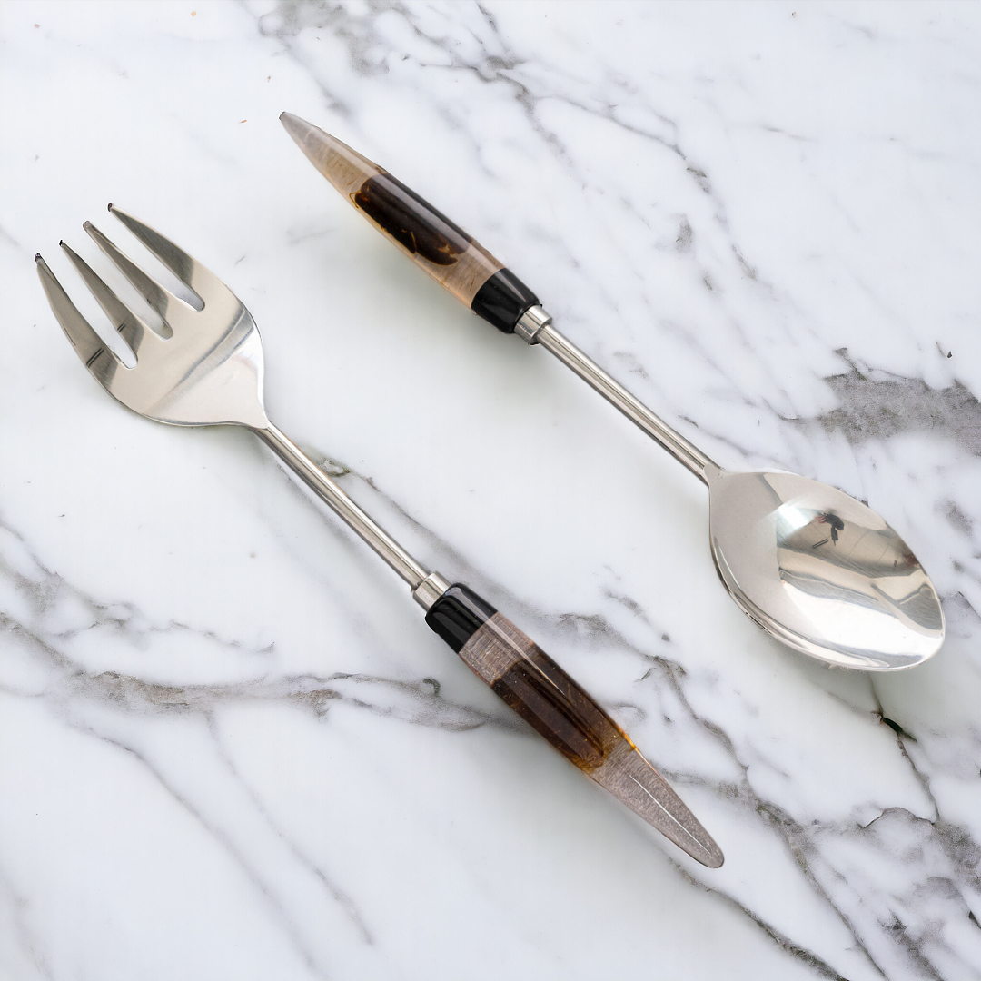 Lava Handle Serving Set.
