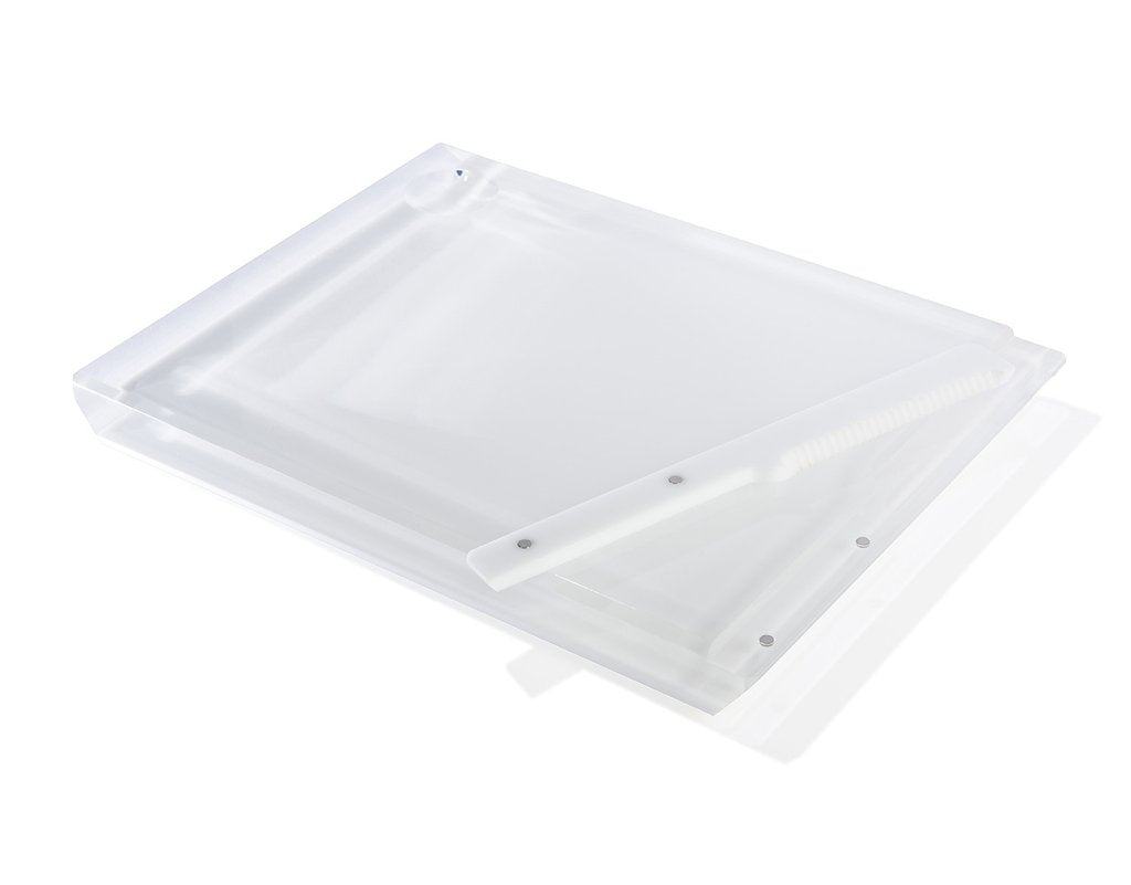 Solid Acrylic Challah Board & Knife