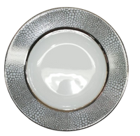 Makassar Gray & Platinum Dinnerware
