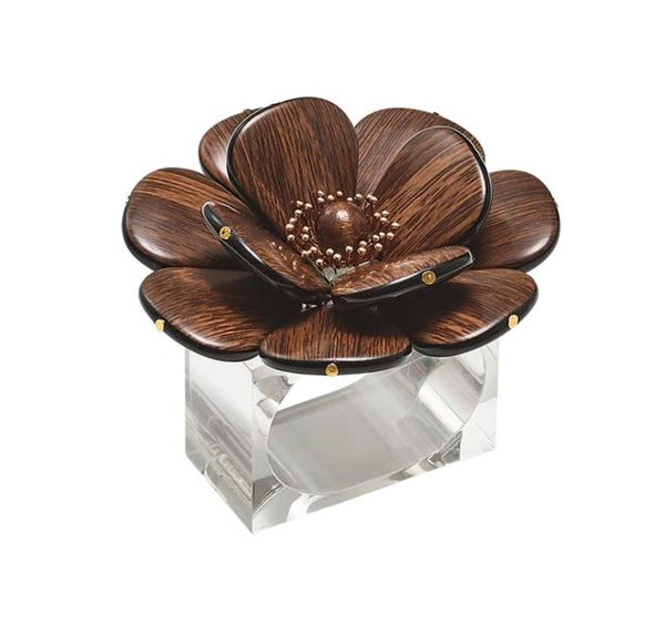 Begonia Napkin Rings Set of 4