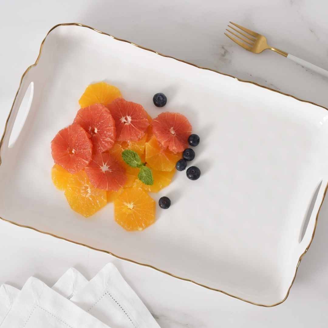 Portofino Handle Rectangle Tray