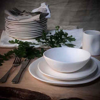 Slim Dinnerware Matte White