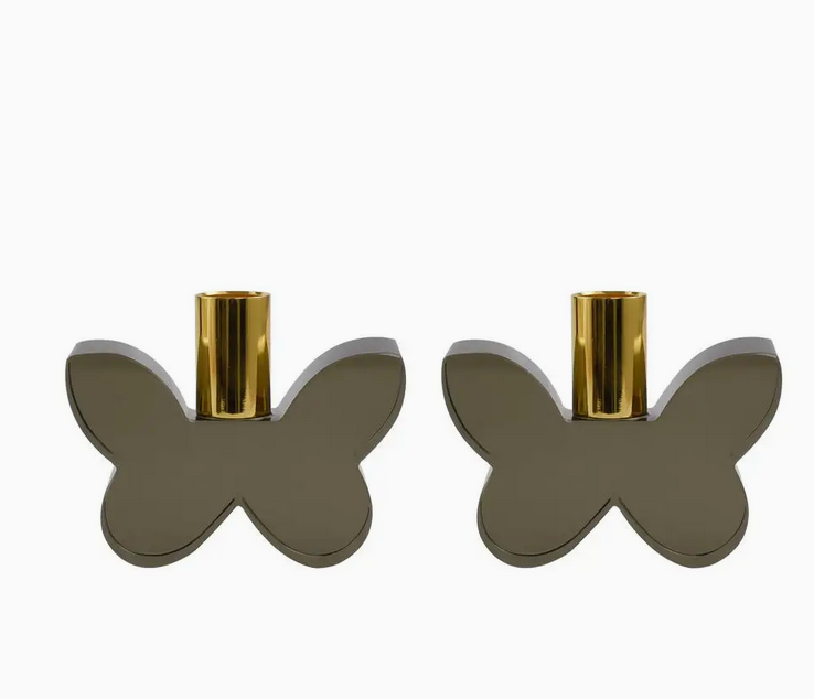 Butterfly Candleholders Set of 2