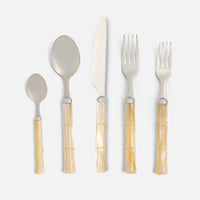 Lulu Flatware 5 Piece Setting- Ivory