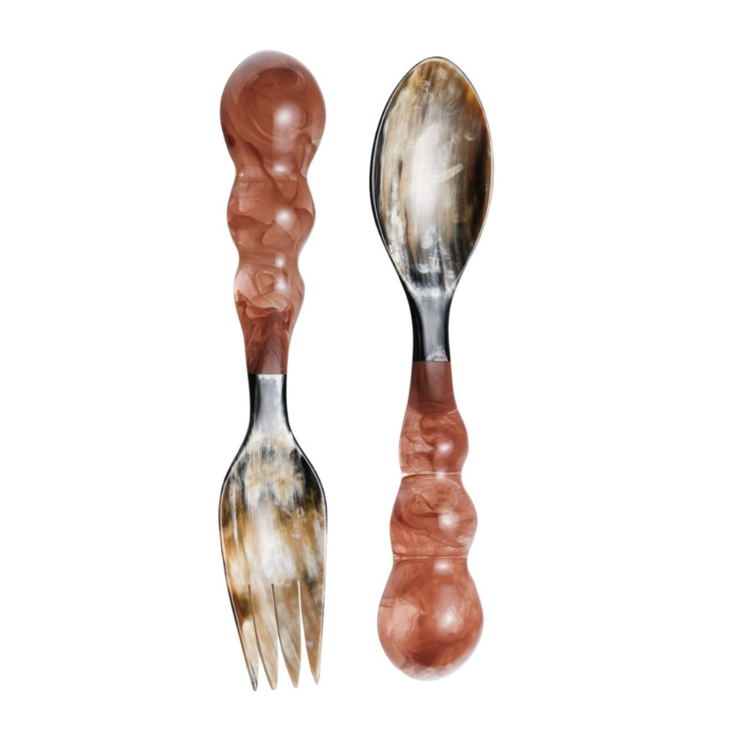 Mardi Gras Resin Server Set