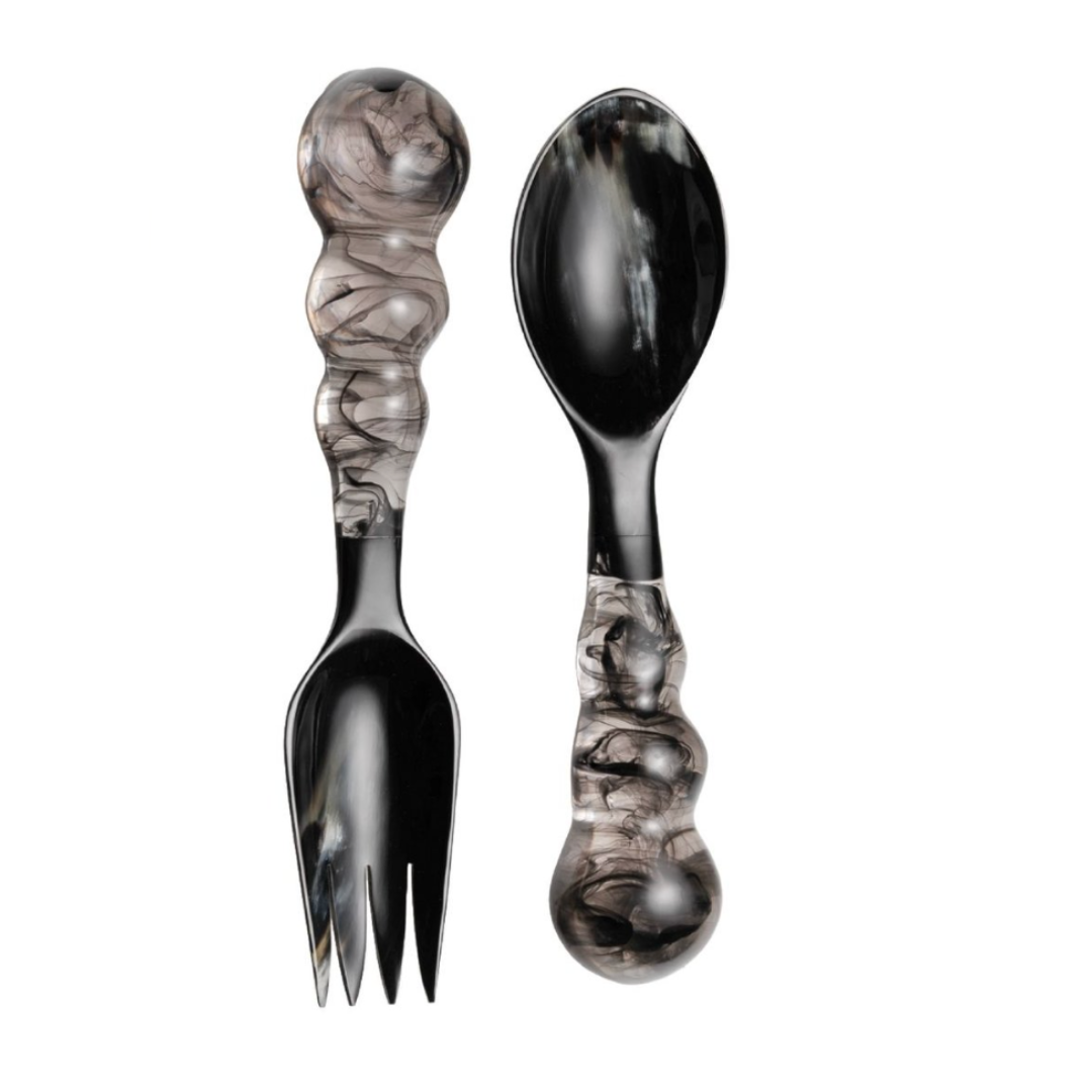 Mardi Gras Resin Server Set