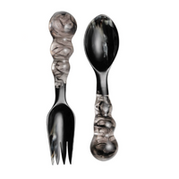 Mardi Gras Resin Server Set