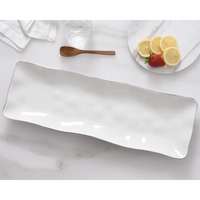 Thin & Simple Long Rectangle Serving Platter.