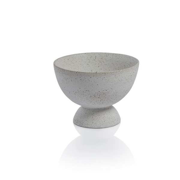 Cove Textured Footed Bowl