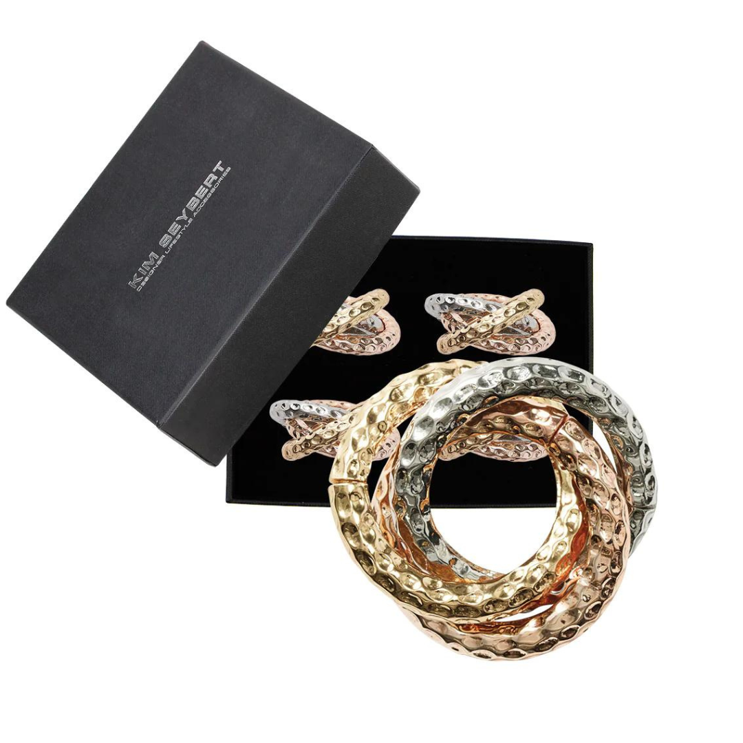 Trinity Multi Napkin Ring Set of 4.