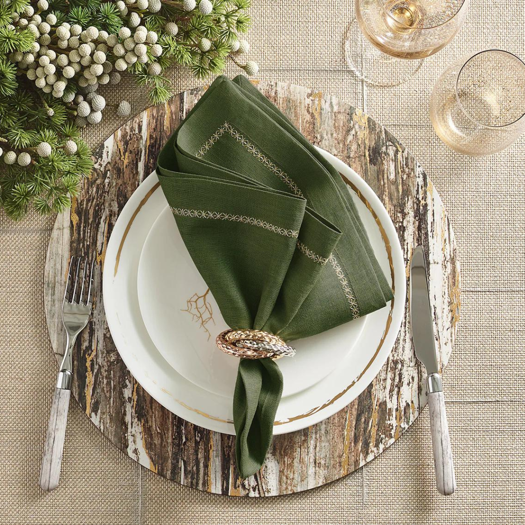 Trinity Multi Napkin Ring Set of 4.