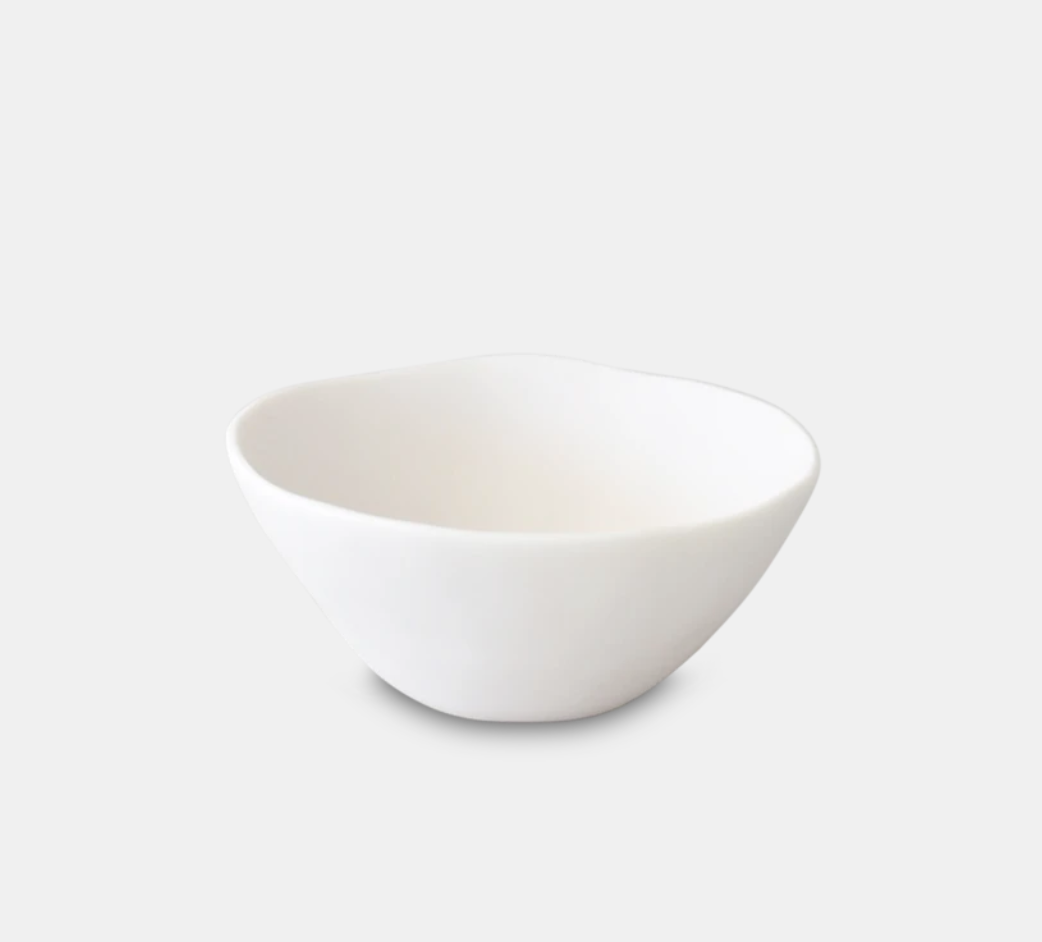 Sculpt Small Tapered Bowl - White