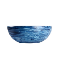 Swirl Colored Resin Wave Bowl