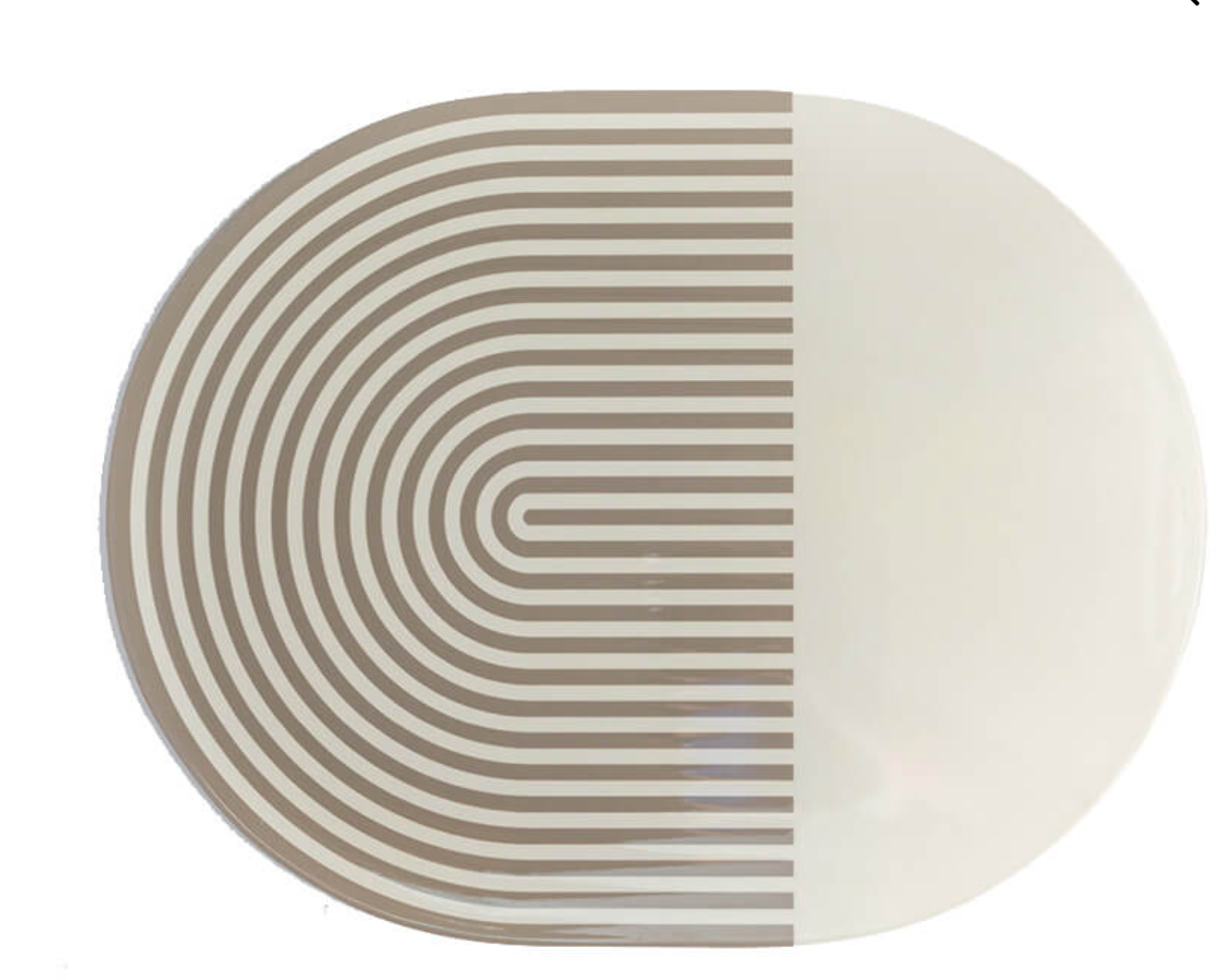Stripes & Solids Lacquer Placemat Set 4