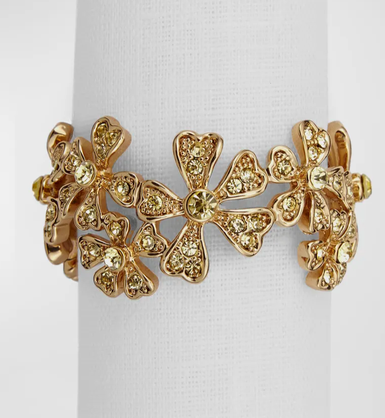 Garland Napkin Jewels Gold Set of 4