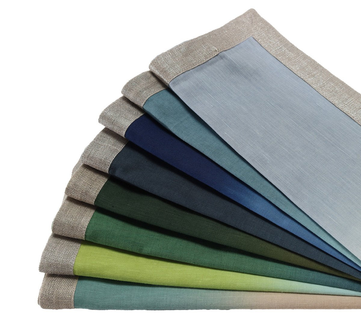 Dip Dye Napkins - Cool Tones - Set of 4