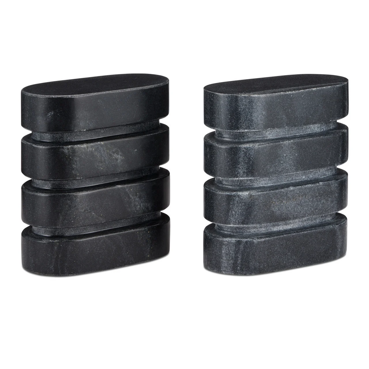 Lana Black Marble Bookends Set of 2