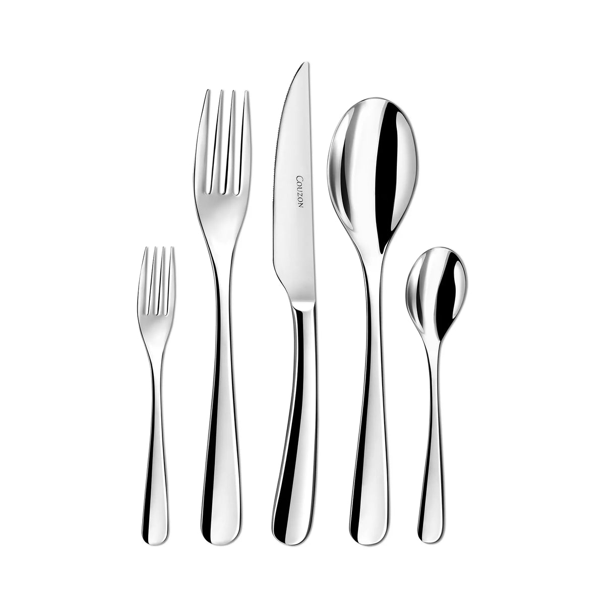 Haikou Flatware 5 Piece Setting - Stainless Steel