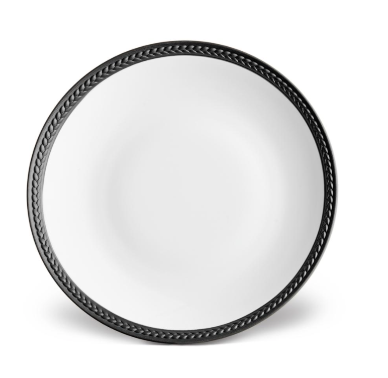 Soie Tressée Black Dinnerware