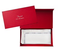 Harmonie Napkin in White, Gray & Silver, Set of 4