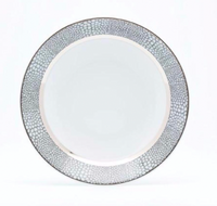 Makassar Gray & Platinum Dinnerware
