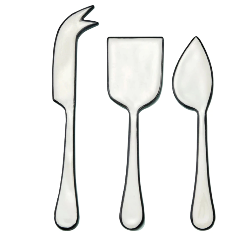 Outline Enamel Cheese Set