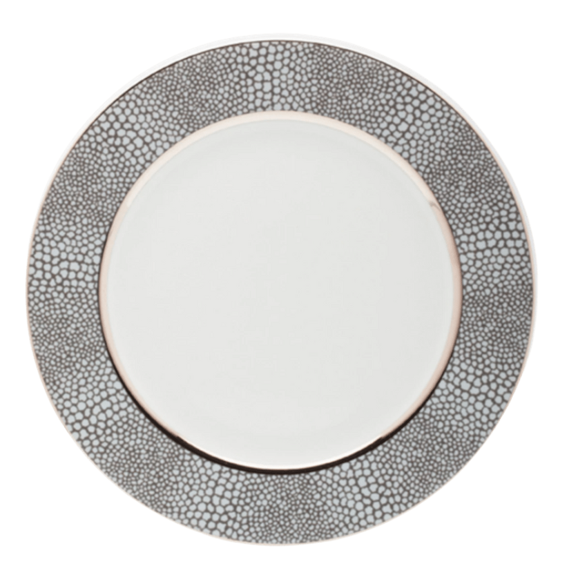 Makassar Gray & Platinum Dinnerware