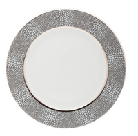Makassar Gray & Platinum Dinnerware