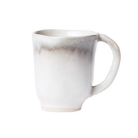 The aurora ash mug has an ash-like design, and is made of stoneware.