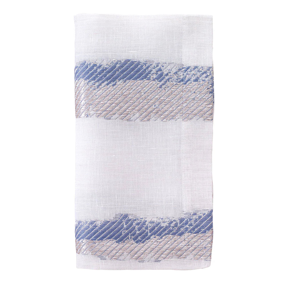 Brushstroke Napkin Ice Blue Set of 4