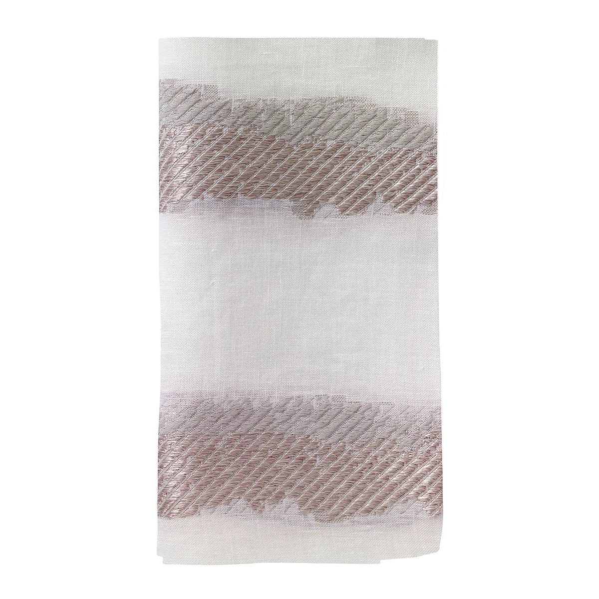 Brushstroke Napkin Silver Set of 4