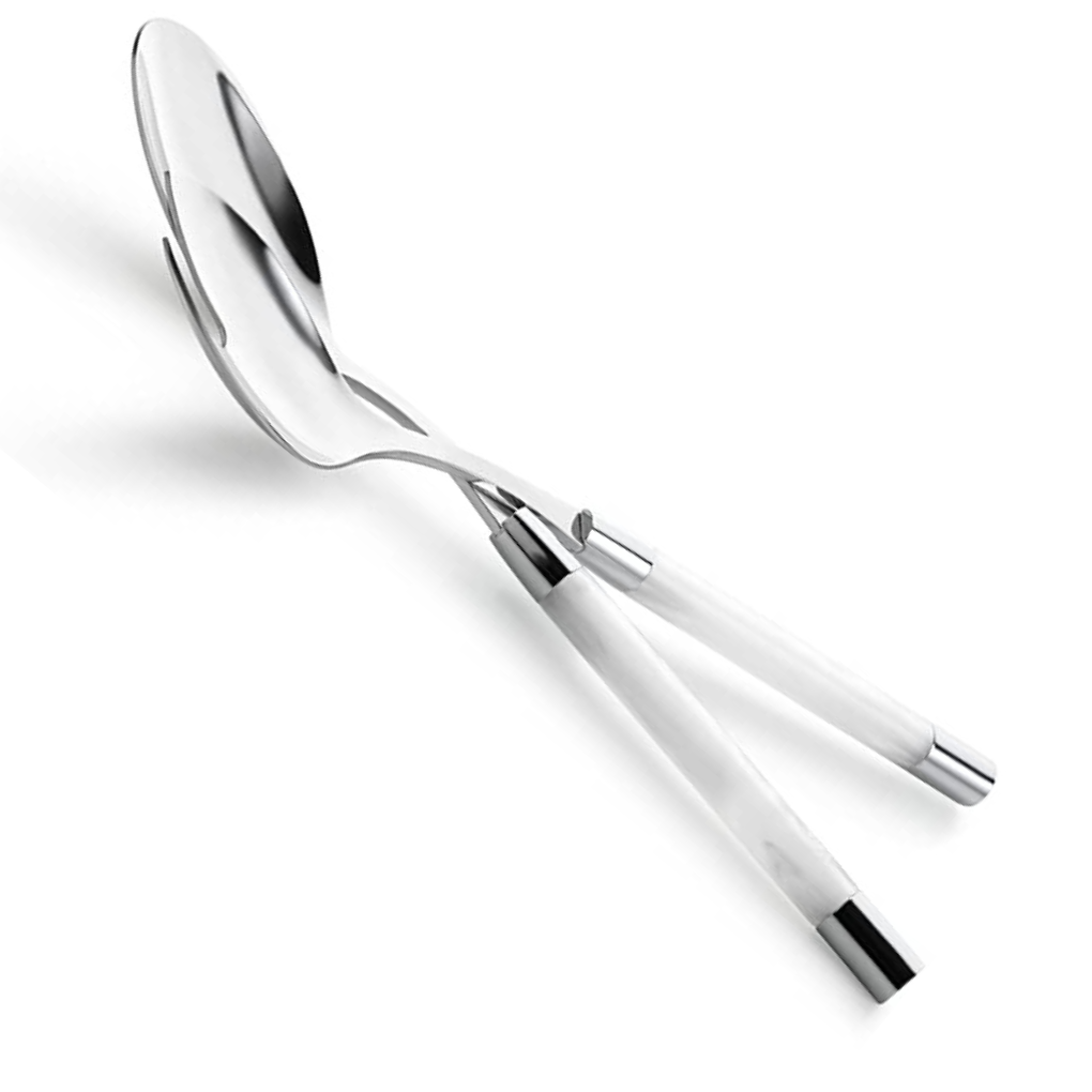 Conty Salad Serving Set White