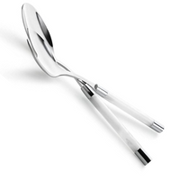 Conty Salad Serving Set White