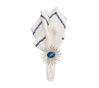 Filament Napkin White & Navy Set of 4