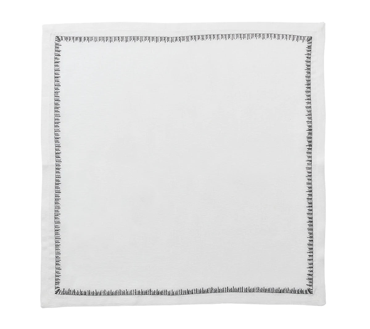 Filament Napkin White & Gunmetal Set of 4